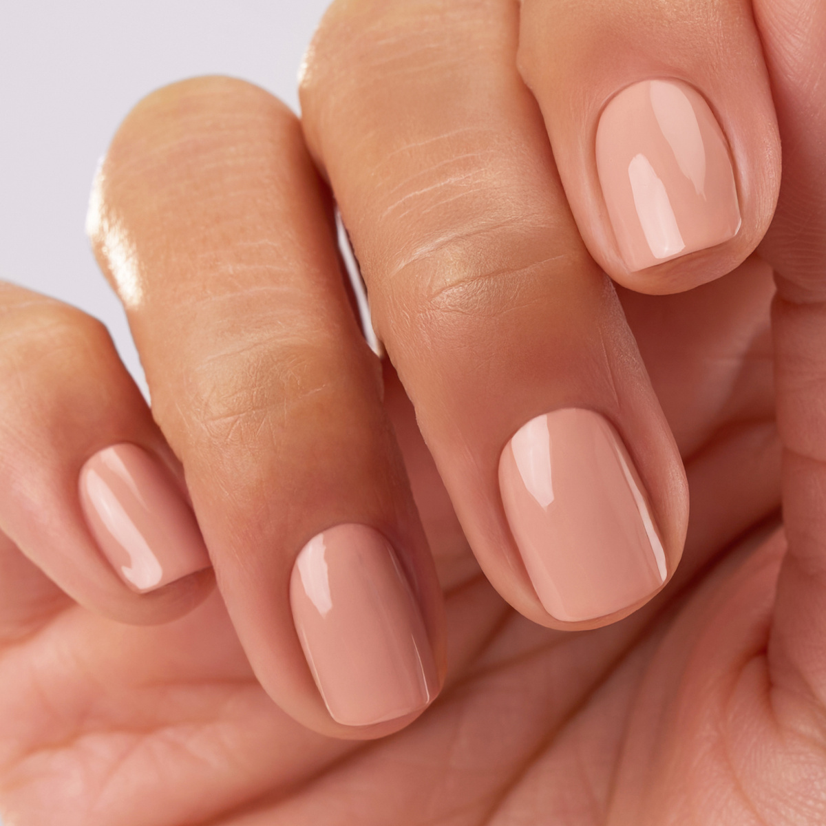 Beige blush silicon nail polish