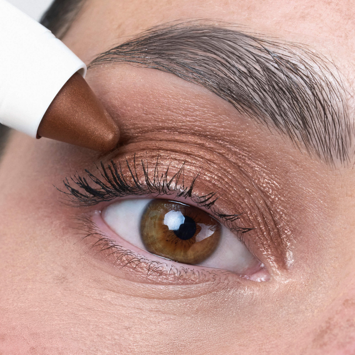Bronze brown eyeshadow